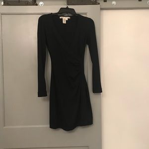 Max studio black long sleeve dress